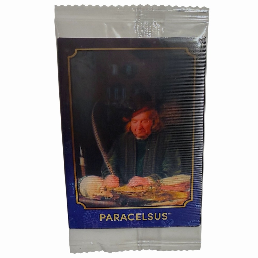 Harry‎ Potter Wizarding World Chocolate Frog Paracelsus Holographic Card Sealed